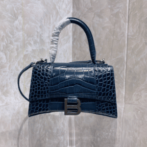 Balenciaga Heavyweight Hourglass Small Bag - Dark Blue 75857 | Sandra Bags