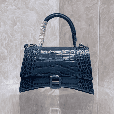 Balenciaga Heavyweight Hourglass Large Bag - Dark Blue 33064 | Sandra Bags