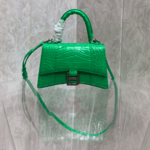 Balenciaga Heavyweight Hourglass Small Bag -  Green 26403 | Sandra Bags