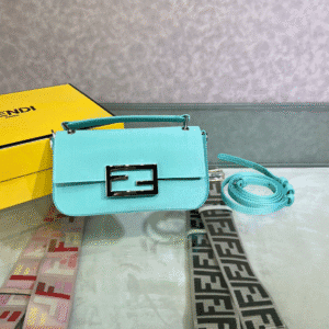 Fendi Baguette Smartphone Bag - Light Blue 44950 | Sandra Bags