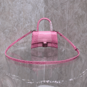 Balenciaga Heavyweight Hourglass Small Bag - Pink 10863 | Sandra Bags