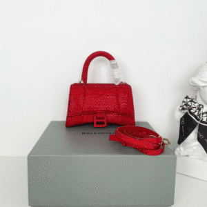 Balenciaga Super Mini Hourglass Bag - Red 93583 | Sandra Bags