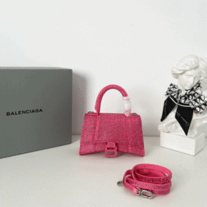 Balenciaga Super Mini Hourglass Bag - Pink 59498 | Sandra Bags