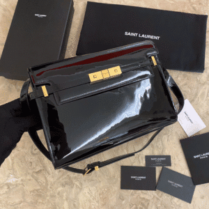 YSL Small Flap Baguette Bag - Black 65861 | Sandra Bags