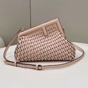 Fendi First Braid Series Handbag - Pink 46000 | Sandra Bags