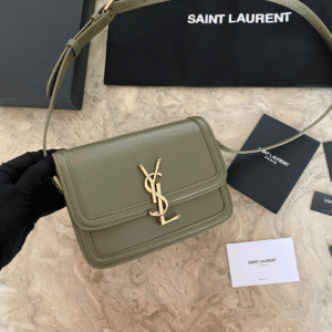YSL Monogram Cross-body Shoulder Small Handbag - Green 27370 | Sandra Bags