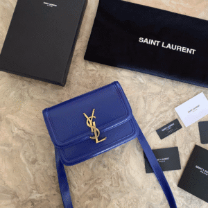 YSL Monogram Cross-body Shoulder Small Handbag - Dark Blue 61880 | Sandra Bags
