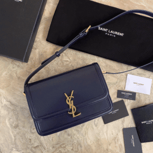YSL Monogram Cross-body Shoulder Large Handbag - Dark Blue 10503 | Sandra Bags