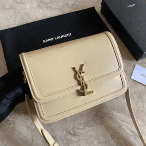 YSL Monogram Cross-body Shoulder Large Handbag - Cream 83660 | Sandra Bags