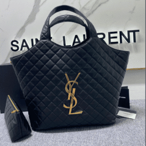 YSL Yves Saint Laurent's High-Grade NAPPA Handbag - Black 72955 | Sandra Bags