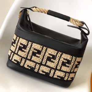Fendi FF Pattern Insulated Bag - Black 93860 | Sandra Bags