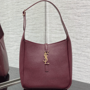 YSL Autumn And Winter Simple Handbag - Maroon 82506 | Sandra Bags