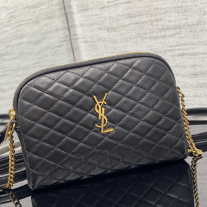 YSL Gaby Lambskin Diamond Handbag - Black 47662 | Sandra Bags