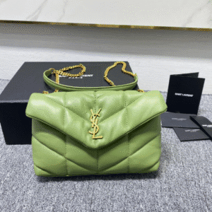 YSL Loulou Puffer Mini Bag - Avocado Green 21704 | Sandra Bags