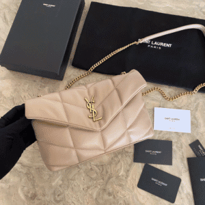 YSL Loulou Puffer Mini Bag – Nude Pink 11080 | Sandra Bags