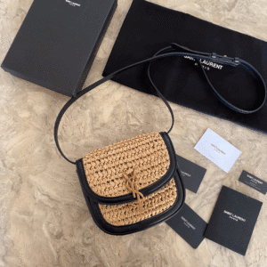 YSL Kate Raffia Straw Bag 87534 | Sandra Bags
