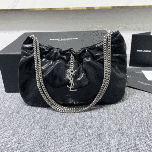 YSL New Cloud Armpit Bag - Black 79375 | Sandra Bags
