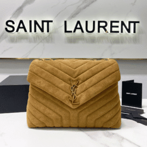 YSL LouLou Y-Shaped Large Shoulder Bag - Brown 81978 | Sandra Bags
