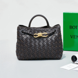 Bottega Veneta Andiamo Handbag - Dark Blue 76688 | Sandra Bags