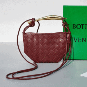 Bottega Veneta Women Intrecciato Bag - Maroon 47875 | Sandra Bags