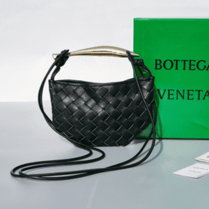Bottega Veneta Women Intrecciato Bag - Black 22935 | Sandra Bags