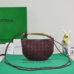 Bottega Veneta Mini Sardine Handbag - Maroon 11416 | Sandra Bags