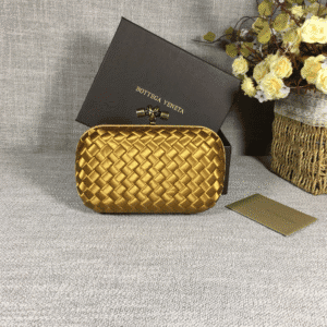 Bottega Veneta Small Classic Dinner Bag - Gold 82318 | Sandra Bags