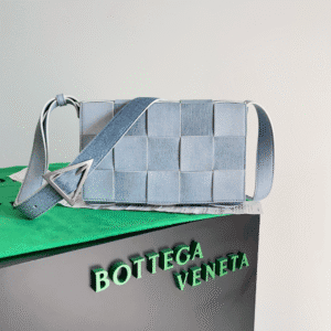 Bottega Veneta Mini Jodie Denim Handbag - Blue 16491 | Sandra Bags