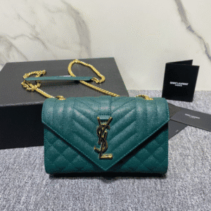 YSL Small Envelope Bag - Sea Green 98817 | Sandra Bags