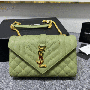 YSL Small Envelope Bag - Light Green 29553 | Sandra Bags
