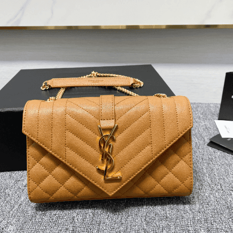 YSL Small Envelope Bag - Orange 21313 | Sandra Bags