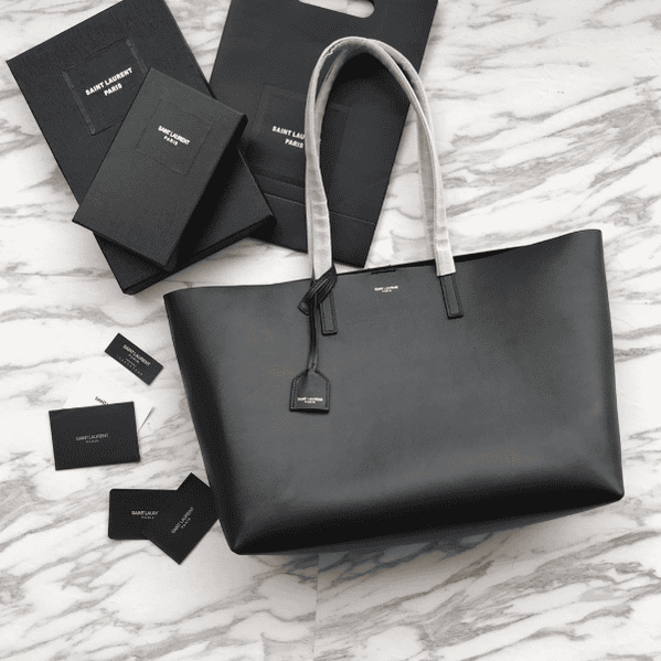 YSL Casual Plain Shopping Bag - Black 86272 | Sandra Bags