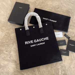 YSL Rive Gauche Beach Bag - Black 39255 | Sandra Bags