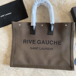 YSL Rive Gauche Beach Bag - Mud Brown 36012 | Sandra Bags
