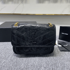 YSL Saint Laurent's Niki's Small Handbag - Black 70116 | Sandra Bags