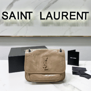 YSL Saint Laurent's Niki's Small Handbag - Apricot 48462 | Sandra Bags