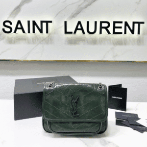 YSL Saint Laurent's Niki's Small Handbag - Emerald 56620 | Sandra Bags