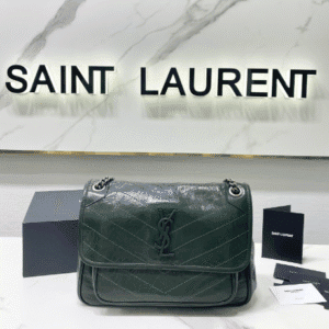 YSL Saint Laurent's Niki's Medium Handbag - Emerald 79288 | Sandra Bags