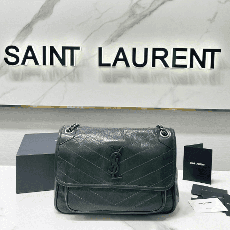 YSL Saint Laurent's Niki's Medium Handbag - Emerald 79288 | Sandra Bags