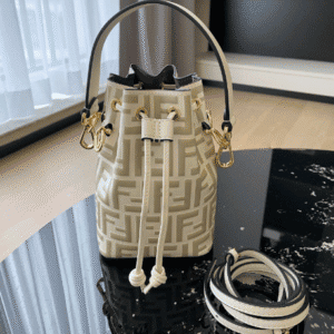 Fendi Mini Bucket Handbag - White 98473 | Sandra Bags