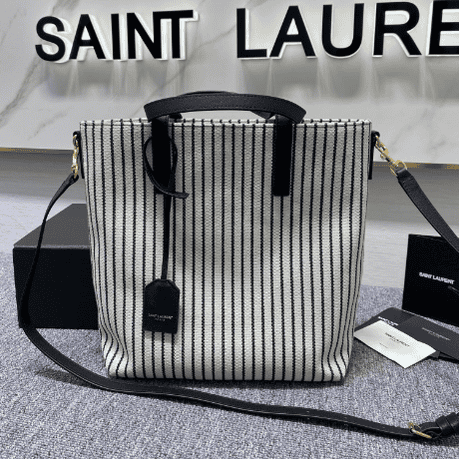 YSL Non-Capacity Stripes Tote Bag 27804 | Sandra Bags