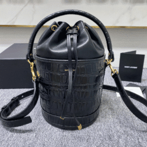 YSL Retro Bucket Bag - Black 98680 | Sandra Bags