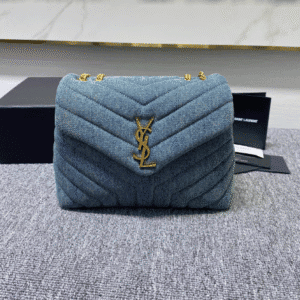 YSL Small Long Denim Series Envelope Shoulder Bag 29252 | Sandra Bags