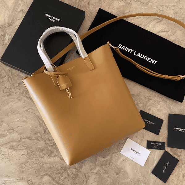 YSL Saint Laurent Shopping Tote Bag - Brown 58358 | Sandra Bags