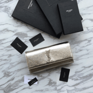 YSL Postiche Handbag - Silver 95808 | Sandra Bags