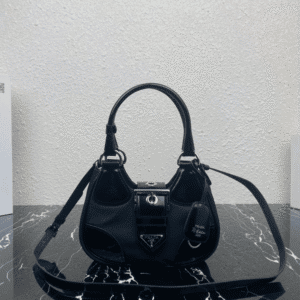 Prada Moon Small Handbag - Black 21043 | Sandra Bags