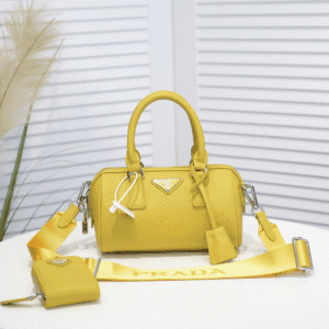 Prada Three-In-One Pillow Bag - Yellow 95025 | Sandra Bags
