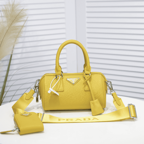 Prada Three-In-One Pillow Bag - Yellow 95025 | Sandra Bags