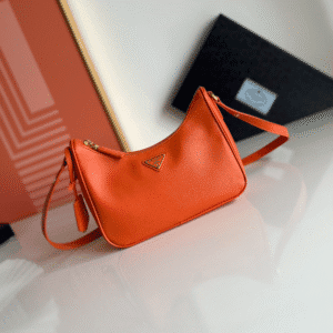 Prada Hobo Shoulder Handbag - Orange 33537 | Sandra Bags