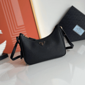 Prada Hobo Shoulder Handbag - Black 28708 | Sandra Bags